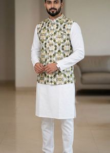 Men's Ethnic Kurta Jacket Set