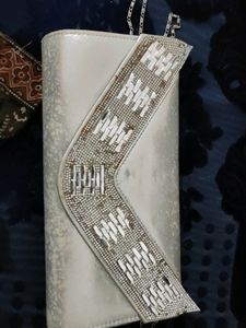 Silver Clutch