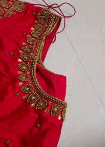 Stunning Bridal  Aari work Red  ♥️ Blouse