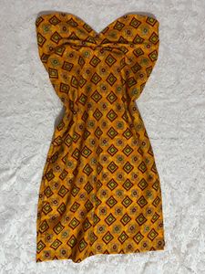 Strapless Y2K Backless Desi Kurti