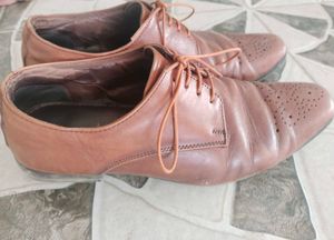 Brown Leather Formal Shoes