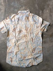 Men's Tropical Print Short Sleeve Shirt