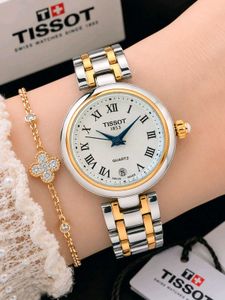 Elegant Two-Tone Tissot Quartz Watch