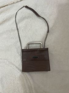 RHESON Croc Embossed Top Handle Bag