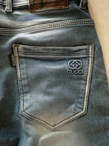 Stylish Washed Denim Jeans
