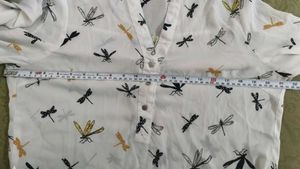 Dragonfly Print Top