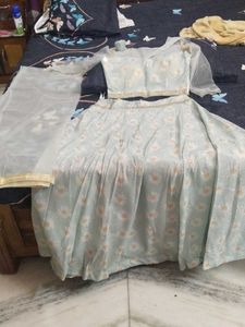 Sparkling Floral Print Lehenga choli
