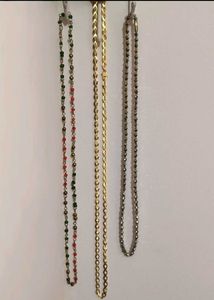Three Beaded Necklaces