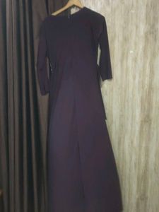 Elegant Wine Colored Gown