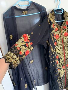 FESTIVE EMBROIDERED KURTA AND DUPATTA