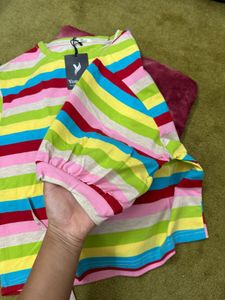 Colorful Striped Tee - Fun &amp; Casual