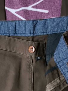 Walvis Men's Cotton Brown Pant