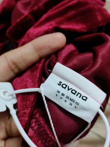 savana velvet tube top