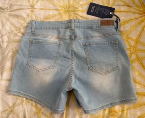 Light Wash Denim Shorts