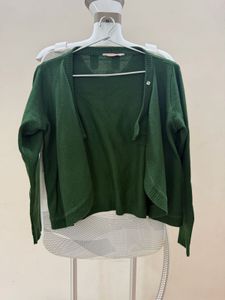 Green Cardigan