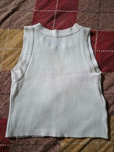 Ribbed Sleeveless Tank Top