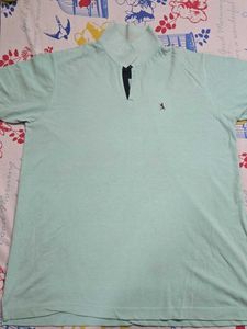 Men's Light Green Polo Shirt