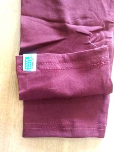 Ankle Leggings Branded 4way XL Size Maroon Colour