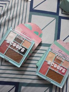 Set of 2 Cute Ice Cream Themed Makeup Palettes