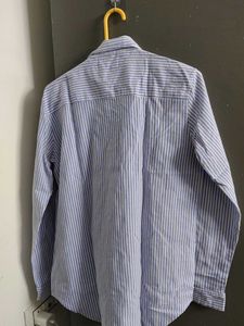 Classic Blue Striped Button-Down Shirt