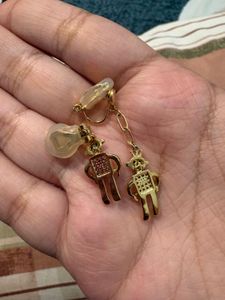 Cute Robot Clip-On Earrings