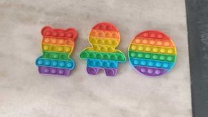 Rainbow Pop-It Fidget Toys Set