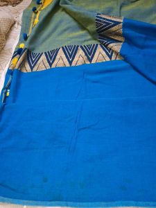 Beautiful Linen Cotton Handloom Saree