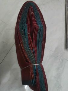 Maroon Saree With Tag