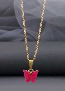 Chic Butterfly Pendant Necklace