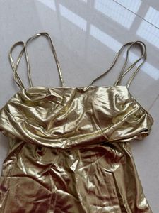 Glamorous Gold Metallic Dress