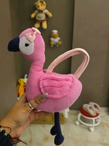 Flamingo Plush Pouch