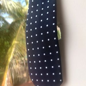 White Spotted Indigo Tie