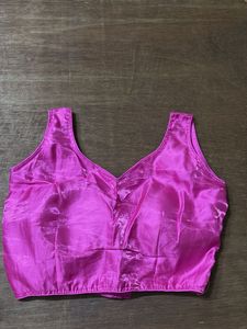 Vibrant Pink Silk Blouse