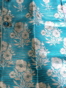 Boys Teal Kurta Set