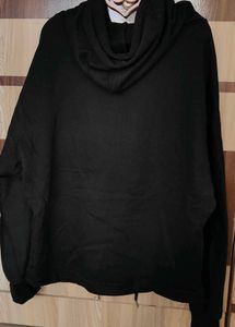 Men's Black Zip-Up Hoodie