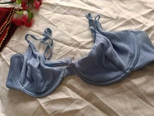 Light Blue Bikini Top