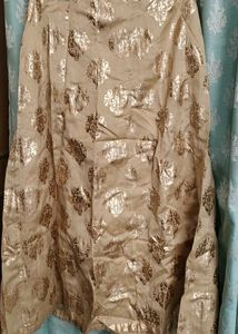Gold Patterned Skirt