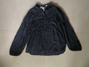 Chic Black Peplum Top