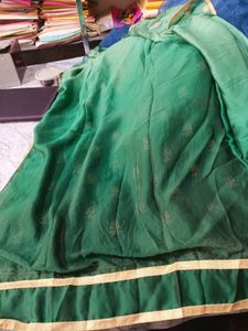 Elegant Green Embroidered Kurta