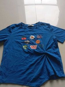 Blue Graphic T-Shirt