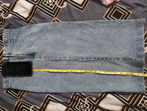 Denim Pencil Skirt