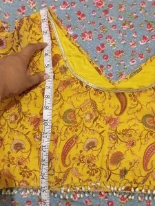 Yellow Paisley Print Blouse