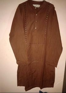 Men Turquoise Blue Kurta