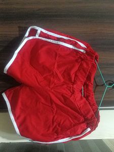 Red Retro Shorts