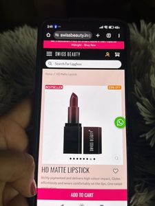 Swiss Beauty - HD Matte Lipstick