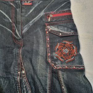 Petite Denim Skirt