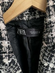 Zara Tweed Cropped Jacket