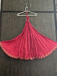 Vibrant Pink lehenga with Gold Accents