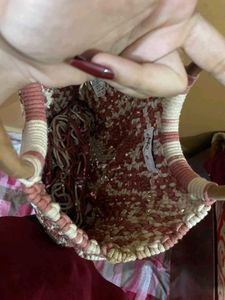 Boho Macrame Tote Bag with Wooden Handles