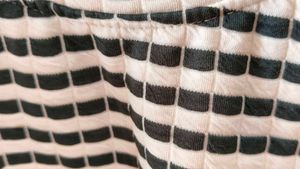 Striped Long Sleeve Cropped Top